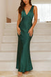 Rosiedress V Neck Sleeveless Maxi Party Dress