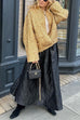 Rosiedress Stand Collar Zip Up Pocketed Sequin Jacket