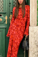 Rosiedress Bell Long Sleeves Floral Print Maxi Dress