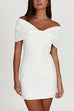 Rosiedress Bow Off Shoulder Bodycon Mini Party Dress