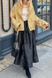 Rosiedress Stand Collar Zip Up Pocketed Sequin Jacket