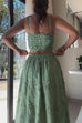 Rosiedress Embroidery Crop Cami Top and Elastic Waist Swing Maxi Skirt Set