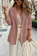 Rosiedress Double Breasted Textured Cardigan with Pockets