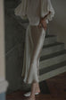 Rosiedress Elegant High Waist Satin Midi Skirt