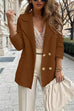 Rosiedress Double Breasted Textured Cardigan with Pockets