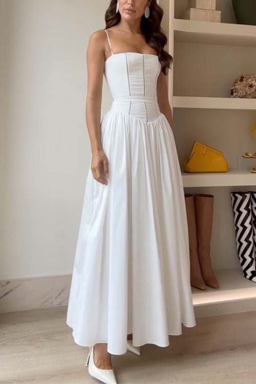 Rosiedress Spaghetti Strap Corset Swing Maxi Dress