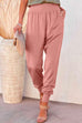 Rosiedress Solid Side Split Pockets Jogger Pants