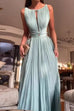 Rosiedress Sleeveless Cut Out Open Back Pleated Maxi Dress