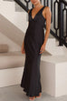Rosiedress V Neck Sleeveless Maxi Party Dress