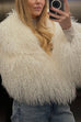 Rosiedress Open Front Winter Faux Fur Teddy Coat