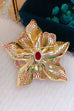 Rosiedress Blooming luxury Inspiring Elegance Flower Crystal Brooch