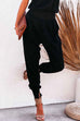 Rosiedress Solid Side Split Pockets Jogger Pants