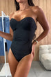Rosiedress Sweetheart Neck Strapless Bustier Bodysuit