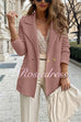 Rosiedress Double Breasted Textured Cardigan with Pockets