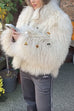 Rosiedress Open Front Winter Faux Fur Teddy Coat
