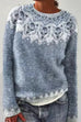 Rosiedress Round Neck Unique Pattern Casual Sweater(in 6 Patterns)
