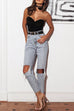 Rosiedress Sweetheart Neck Strapless Bustier Bodysuit