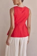 Rosiedress Single Breasted Pocketed Solid Vest