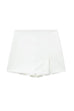 Rosiedress Zipper High Waist Slit Front Skort