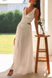 Rosiedress V Neck Sleeveless Cut Out Swing Maxi Dress