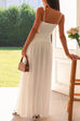 Rosiedress V Neck Sleeveless Cut Out Swing Maxi Dress