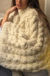 Rosiedress Round Neck Oversized Cable Knit Sweater
