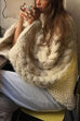 Rosiedress Round Neck Oversized Cable Knit Sweater