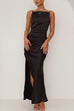 Rosiedress Backless Side Slit Maxi Cami Dress