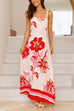 Rosiedress Empire Waist Floral Print Maxi Cami Dress