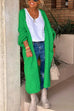 Rosiedress Open Front Love and Peace Pattern Long Sweater Cardigan(in 5 Colors)