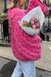 Rosiedress Round Neck Oversized Cable Knit Sweater