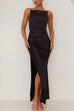 Rosiedress Backless Side Slit Maxi Cami Dress