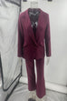 Rosiedress One Button Pocketed Blazer and Straight Leg Pants Power Suit Set