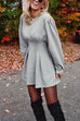 Rosiedress Ruched Waisted Swing Mini Dress(6 Colors Available)