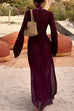 Rosiedress V Neck Side Slit Crochet Beach Cover Up Maxi Dress