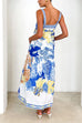 Rosiedress Pocketed Side Slit Printed Maxi Cami Dress