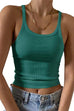 Rosiedress Stretchy Ribbed Knit Crop Cami Top
