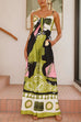 Rosiedress Tie Front Cut Out Wide Leg Printed Cami Jumpsuit