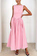 Rosiedress Sleeveless Open Back Swing Midi Dress