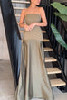 Rosiedress Strapless Patchwork Flare Gown Maxi Party Dress