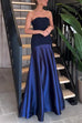 Rosiedress Strapless Patchwork Flare Gown Maxi Party Dress