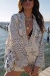 Rosiedress Collared V Neck Shirt and Side Slit Shorts Vitamin Sea Print Set