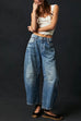Rosiedress Mid Rise Barrel Leg Jeans