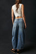 Rosiedress Mid Rise Barrel Leg Jeans