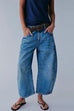Rosiedress Mid Rise Barrel Leg Jeans