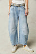 Rosiedress Mid Rise Barrel Leg Jeans
