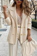 Rosiedress Double Breasted Textured Cardigan with Pockets