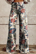 Rosiedress High Waist Unique Print Wide Leg Pants