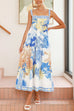 Rosiedress Pocketed Side Slit Printed Maxi Cami Dress