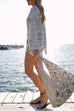 Rosiedress Collared V Neck Shirt and Side Slit Shorts Vitamin Sea Print Set